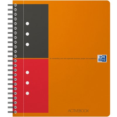 Oxford blok International ActiveBook A5+ čtverečkovaný 80 listů – Sleviste.cz