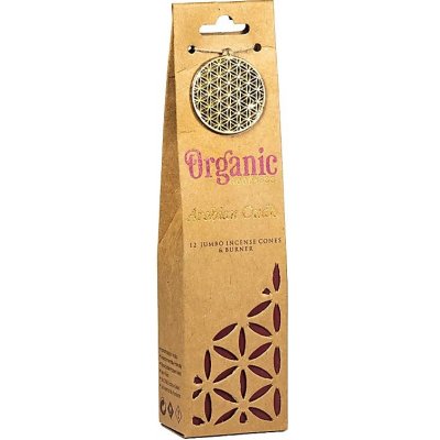 Organic Arabian Oudh a kadidlo vykuřovací kužílky jumbo 12 ks – Hledejceny.cz