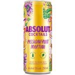 Absolut Passion.Martini 5% cocktails 5% 0,25 l (holá láhev) – Zboží Dáma