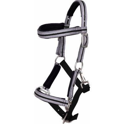 QHP Ohlávka hříběcí s čelenkou Flore černá – Zboží Dáma