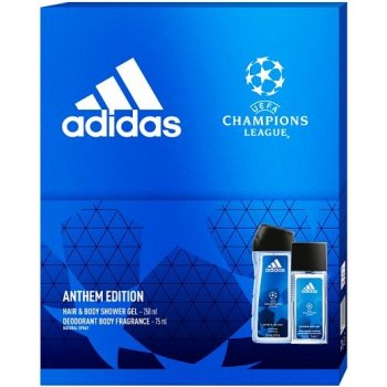 Adidas UEFA Anthem edition deodorant sklo 75 ml + SG 2in1 250 ml