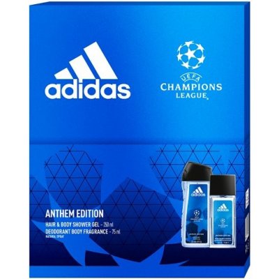 Adidas UEFA Anthem edition deodorant sklo 75 ml + SG 2in1 250 ml – Hledejceny.cz