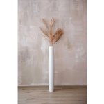Vysoká váza ISONDRA, sklolaminát, výška 100 cm, bílá – Zboží Dáma
