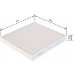 Filtr, vzduch v interiéru BOSCH 1 987 432 540 | Zboží Auto