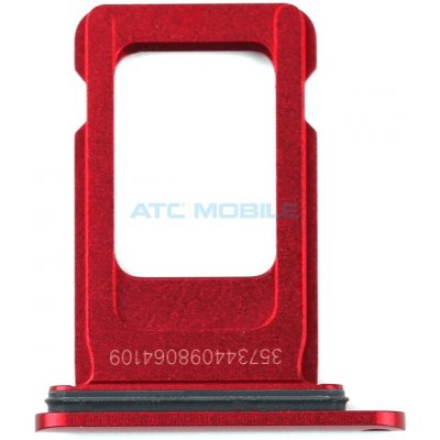 Držák SIM (SIM Tray) iPhone Xr červený (Coral Red), originální – Sleviste.cz