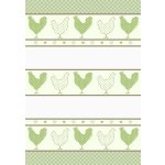 Sleep-well Utěrka Extra savá 50x70 Slepičky zelené 3 ks – Zboží Dáma