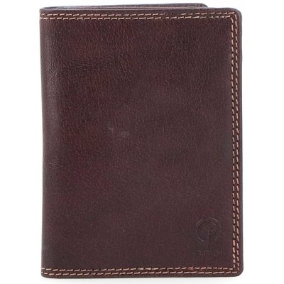 Poyem Kožené pouzdro na doklady 5226 hnědá – Zboží Živě