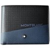 Peněženka Montblanc Etreme 2.0 peněženka 6cc black and blue 128613