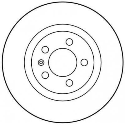 Brzdový kotouč TRW DF2804 | Zboží Auto