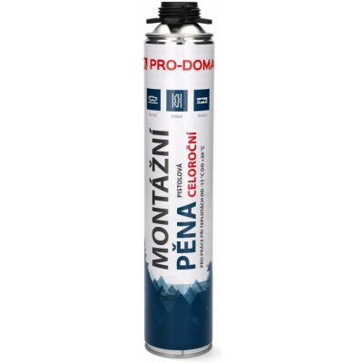 PRO-DOMA Pěna montážní pistolová celoroční 750 ml – Hledejceny.cz