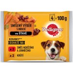 Pedigree masový výběr s mrkví ve šťávě 4 x 100 g – Sleviste.cz