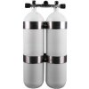 Potápěčská lahev Vítkovice Cylinders Dvojče 2x12 L 230 Bar DIR skruže manifold