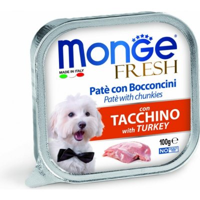 Monge Fresh Adult Dog kousky s krůtou 100 g – Sleviste.cz
