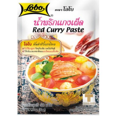 Lobo Červená kari pasta Red Curry 50g – Zboží Mobilmania