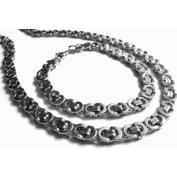 Steel Jewelry řetízek a náramek z chirurgické oceli SET141026