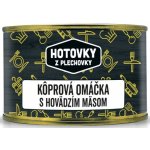 Hotovky z plechovky Koprová omáčka s hovězím masem 400 g – Zboží Dáma