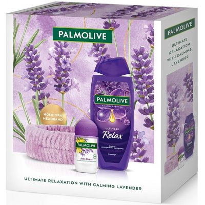 Palmolive Relax sprchový gel 500 ml + roll on 50 ml + čelenka – Zboží Mobilmania