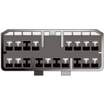 Konektor ISO Chevrolet/Daewoo 97>, Ssangyong, Chevrolet Spark 2010-2013 – Zboží Živě