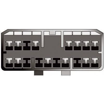 Konektor ISO Chevrolet/Daewoo 97>, Ssangyong, Chevrolet Spark 2010-2013 – Zboží Živě