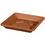 Nohel garden podmiska pod květník QUADRATO plastová 16 x 16 cm – Zbozi.Blesk.cz