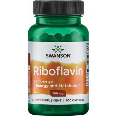 Swanson Riboflavin Vitamín B-2 100 mg ,100 kapslí