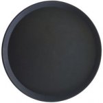 SAHM Podnos kulatý 40,6cm černý protiskluz 100024476 – Zboží Dáma