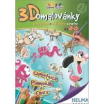 3D omalovánky Chobotnice opice,plameňák A4 138468 – Hledejceny.cz