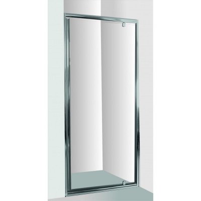 Olsen Spa Sprchové dveře do niky SMART - ALARO Chrom/Leštěný hliník ALU Univerzální Levé / Pravé Čiré bezpečnostní sklo - 6 mm 100 cm – Zboží Mobilmania