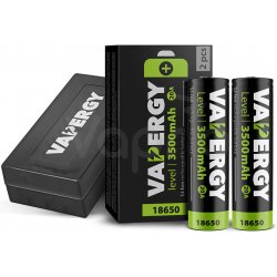 Vapergy Level baterie 18650 3500mAh 20A 2ks baterie do e-cigaret - Nejlepší  Ceny.cz