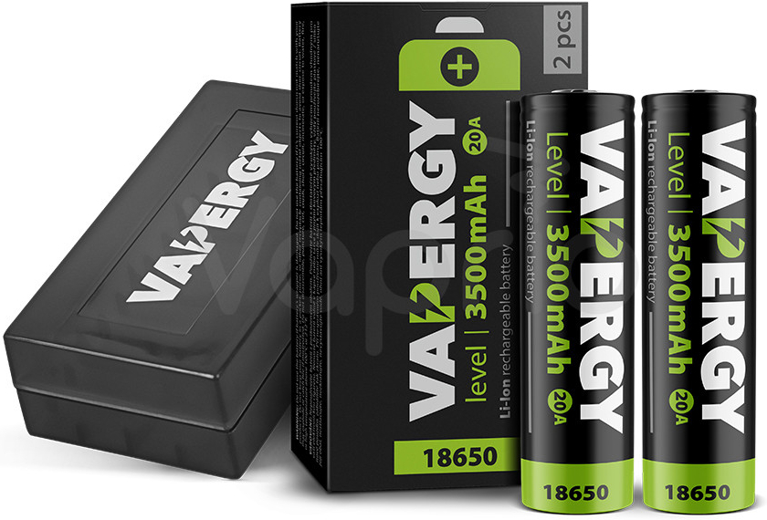 Vapergy Level baterie 18650 3500mAh 20A 2ks od 449 Kč - Heureka.cz