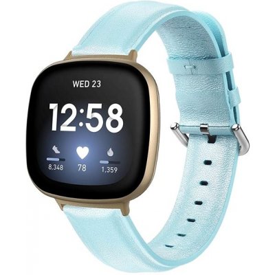 BStrap Leather Lux pro Fitbit Versa 3, light blue STR00283 – Hledejceny.cz