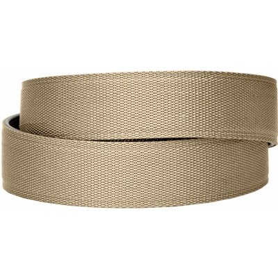 Pásek Kore Essentials kožený nylon tan – Zboží Dáma