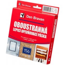 Den Braven Oboustranná lepicí upevňovací páska 15 mm x 5 m x 1 mm