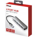 Trust Halyx Aluminium 4-Port USB 3.2 Hub 23327 – Zboží Mobilmania