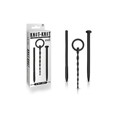 NMC Knot-Knot 3in1 Nail Souding Set Black, 3 dilatátory do penisu – Zboží Dáma