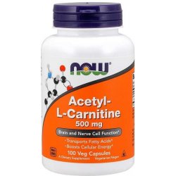 NOW Acetyl-L-Carnitine 500 mg 100 kapslí