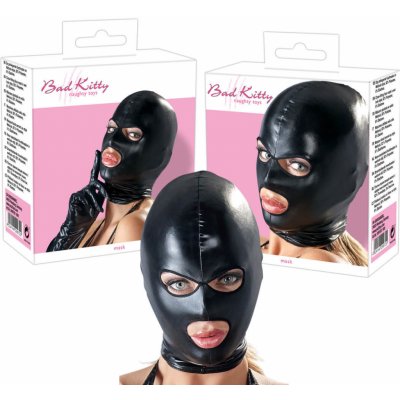 Bad Kitty Maska na obličej Kopfmaske schwarz – Zboží Mobilmania