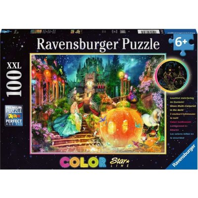 RAVENSBURGER Svítící Popelka XXL 100 dílků – Zboží Mobilmania