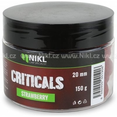 Karel Nikl Criticals Boilies Strawberry 150 g 24 mm – Zboží Dáma