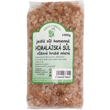 Zdraví z přírody himalájská sůl růžová hrubá 1 kg