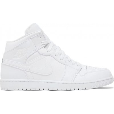 Nike Air Jordan 1 Mid Triple White 554725-662 – Zboží Mobilmania