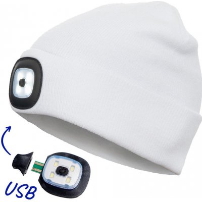 Cerva DEEL LED lampa čepice bílá – Zboží Dáma