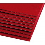 Prima-obchod Samolepicí dekorativní plsť / filc 20x30 cm, barva 12 (3 mm) červená – Zbozi.Blesk.cz