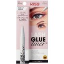 Kiss Lepidlo na řasy s oční linkou Lash Glue Liner Clear 0,7 ml