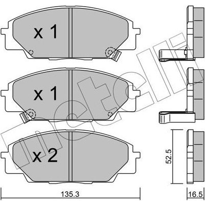 KLOCKI HAM.HONDA CIVIC 01-05 TYPE-R