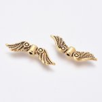 Křídla zlatá 21 x 7 mm – Zboží Dáma