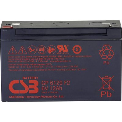 CSB GP6120 F2 6V 12Ah