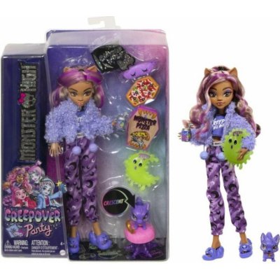 Mattel Monster High Creepover Party Clawdeen Wolf Doll – Zbozi.Blesk.cz