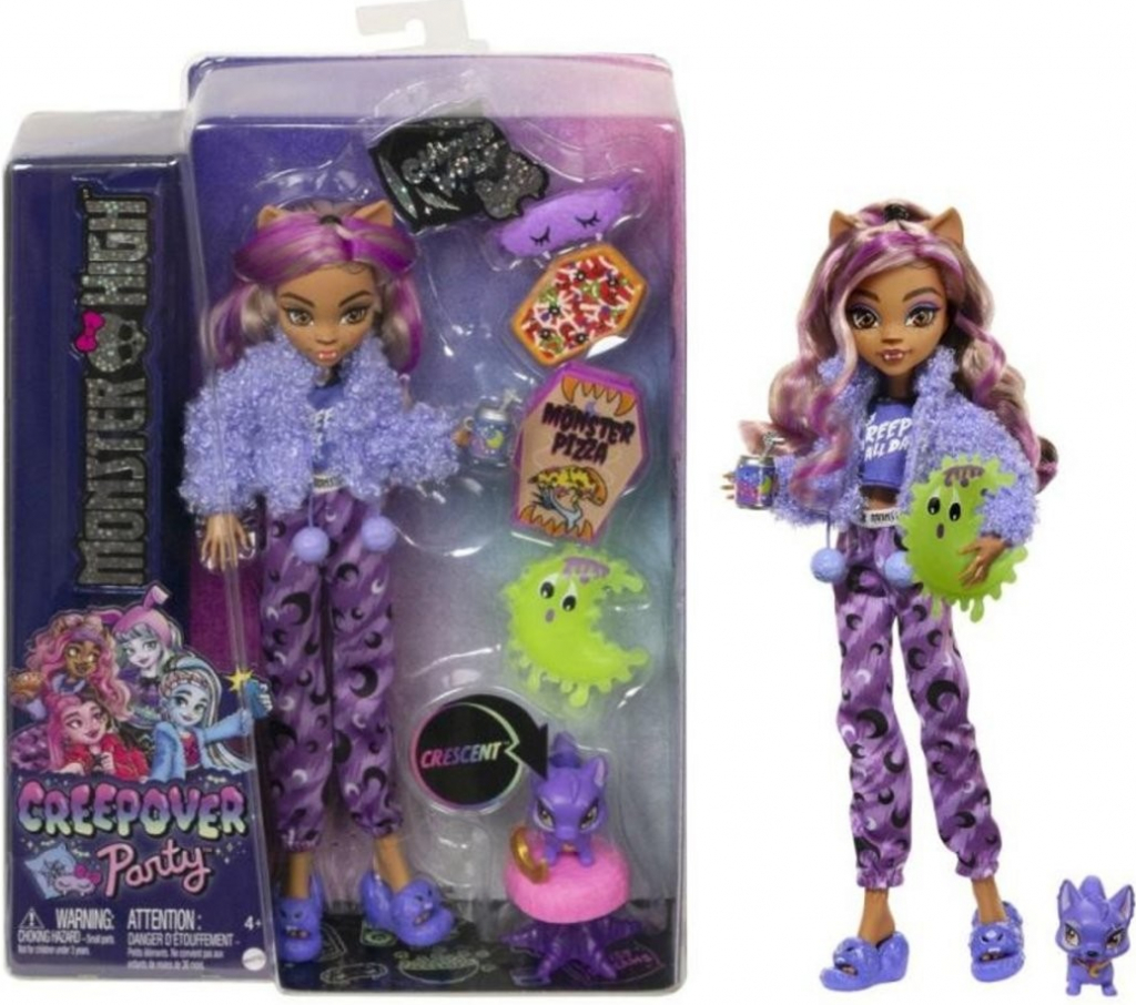 Mattel Monster High Creepover Party Clawdeen Wolf Doll