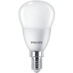 Philips LED žárovka LED E14 7W = 60W 830lm 4000K Neutrální bílá Koule – Hledejceny.cz